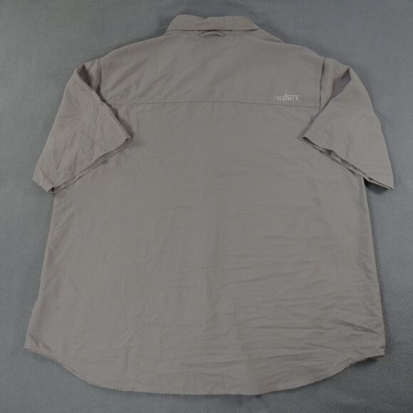 Habit Mens UPF Shirt Large Grey SPF Sun Protect Outdoor Solar Factor Performance - Picture 8 of 10